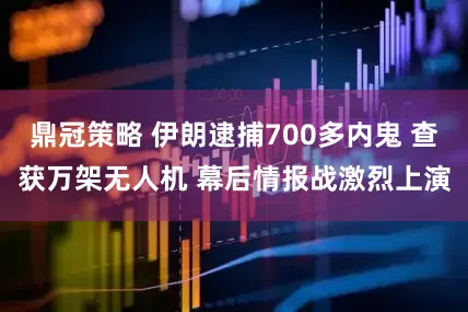 鼎冠策略 伊朗逮捕700多内鬼 查获万架无人机 幕后情报战激烈上演
